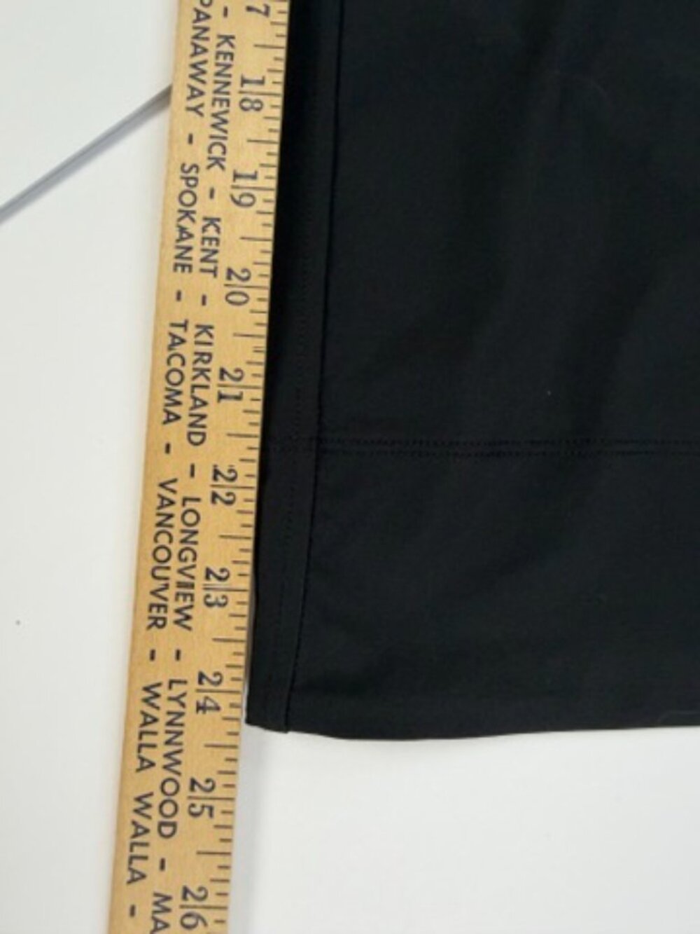 CRZ YOGA Wide Leg Cropped Pants Black Pull On Stretch XL - Picture 4 of 7